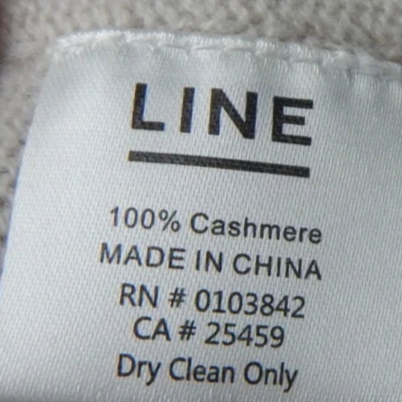 Line Knitwear Cashmere V-Neck Sweater - Picture 3 of 4